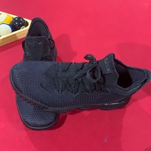 All Black Lebron 16s